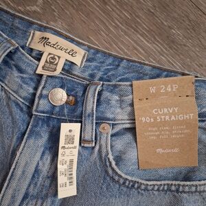 Madewell Curvy '90s Straight Jeans - Light Blue